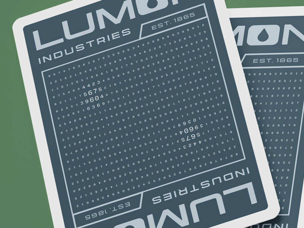 Severance Lumon playing cards