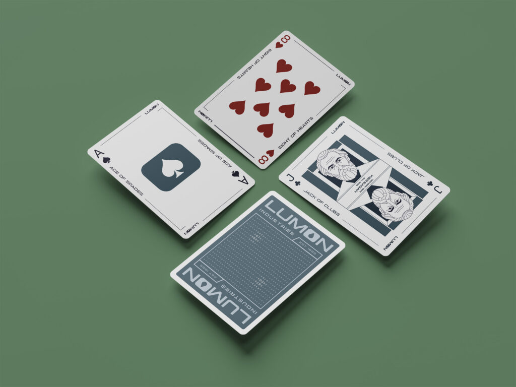Severance Lumon playing cards